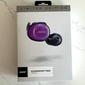 Bose limited edition soundsport free wireless earbuds, like new.